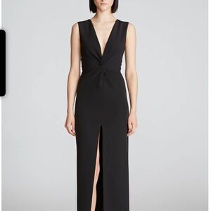 Halston Heritage Black Maxi Dress